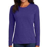 Women's Port & Company Long Sleeve Cotton T-Shirt