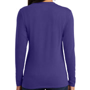 Women's Port & Company Long Sleeve Cotton T-Shirt