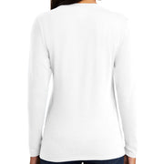 Women's Port & Company Long Sleeve Cotton T-Shirt