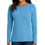 Women's Port & Company Long Sleeve Cotton T-Shirt