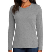 Women's Port & Company Long Sleeve Cotton T-Shirt