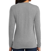 Women's Port & Company Long Sleeve Cotton T-Shirt