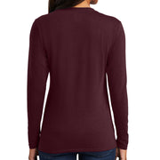 Women's Port & Company Long Sleeve Cotton T-Shirt