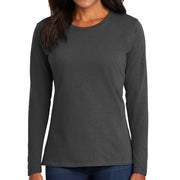 Women's Port & Company Long Sleeve Cotton T-Shirt