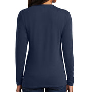 Women's Port & Company Long Sleeve Cotton T-Shirt