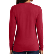 Women's Port & Company Long Sleeve Cotton T-Shirt