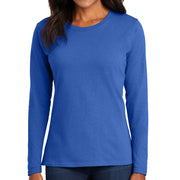 Women's Port & Company Long Sleeve Cotton T-Shirt