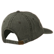 Heart Angel Wings Embroidered Washed Cap