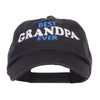 Best Grandpa Ever Embroidered Low Cap