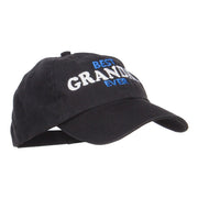 Best Grandpa Ever Embroidered Low Cap