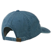 Heart Angel Wings Embroidered Washed Cap