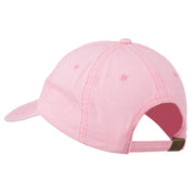 Heart Angel Wings Embroidered Washed Cap