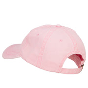 Grandma Bear Embroidered Washed Cotton Twill Cap