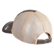 U.S. Army 39th Infantry Brigade Embroidered Low Profile Special Cotton Mesh Cap - Brown-Khaki OSFM