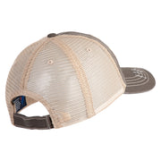 U.S. Army 39th Infantry Brigade Embroidered Low Profile Special Cotton Mesh Cap - Brown-Khaki OSFM