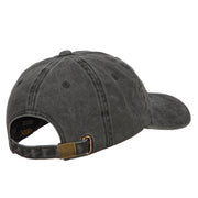 Grandma Bear Embroidered Washed Cotton Twill Cap