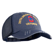 U.S. Army 39th Infantry Brigade Embroidered Low Profile Special Cotton Mesh Cap - Navy OSFM
