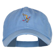 Cupid Bow Arrow Embroidered Low Cap