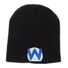 Circle Wario Embroidered Short Beanie