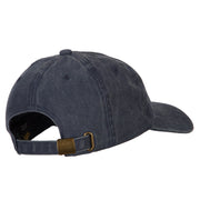 World Greatest Grandpa Embroidered Washed Cotton Twill Cap