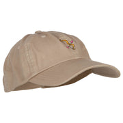 Cupid Bow Arrow Embroidered Low Cap