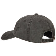 World Greatest Grandpa Embroidered Washed Cotton Twill Cap