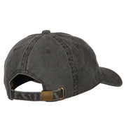 World Greatest Grandpa Embroidered Washed Cotton Twill Cap