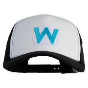 Wario Patch Patched Cotton Trucker Cap - Black OSFM