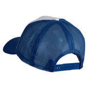 Wario Patch Patched Cotton Trucker Cap - Royal OSFM