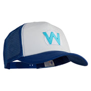 Wario Patch Patched Cotton Trucker Cap - Royal OSFM