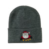 Santa with Christmas Lights Embroidered Beanie