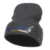 Wind Surfing Embroidered Long Beanie