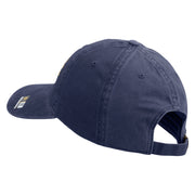 U.S. Army 40th Infantry Division Embroidered Washed Solid Pigment Dyed Cotton Twill Brass Buckle Cap - Navy OSFM