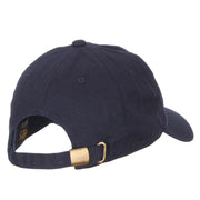 Washington Coast Rhododendron with Map Embroidered Unstructured Washed Cap