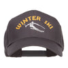 Winter Ski Embroidered Twill Cap