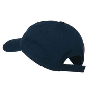 Health Chinese Symbol Embroidered Pet Spun Washed Cap