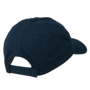 Health Chinese Symbol Embroidered Pet Spun Washed Cap