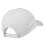 Health Chinese Symbol Embroidered Pet Spun Washed Cap