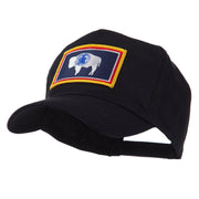 USA Western State Embroidered Patch Cap