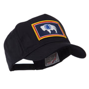 USA Western State Embroidered Patch Cap