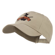 Halloween Witch in Flight Embroidered Cap