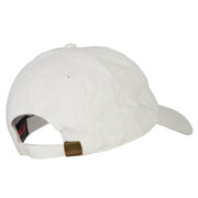 Australia Flag Map Embroidered Washed Cotton Twill Cap