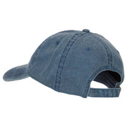 Wording US Coast Guard Embroidered Washed Buckle Cap