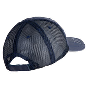 U.S. Army 40th Infantry Division Embroidered Low Profile Special Cotton Mesh Cap - Navy OSFM