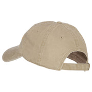 Wording US Coast Guard Embroidered Washed Buckle Cap