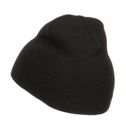 Mini Wave Embroidered Short Beanie