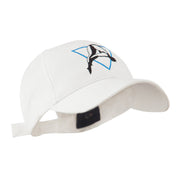 Diving Woman Logo Embroidered Cap