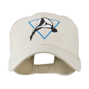 Diving Woman Logo Embroidered Cap