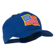 Wave American Flag Patched High Profile Cap