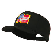 Wave American Flag Patched High Profile Cap